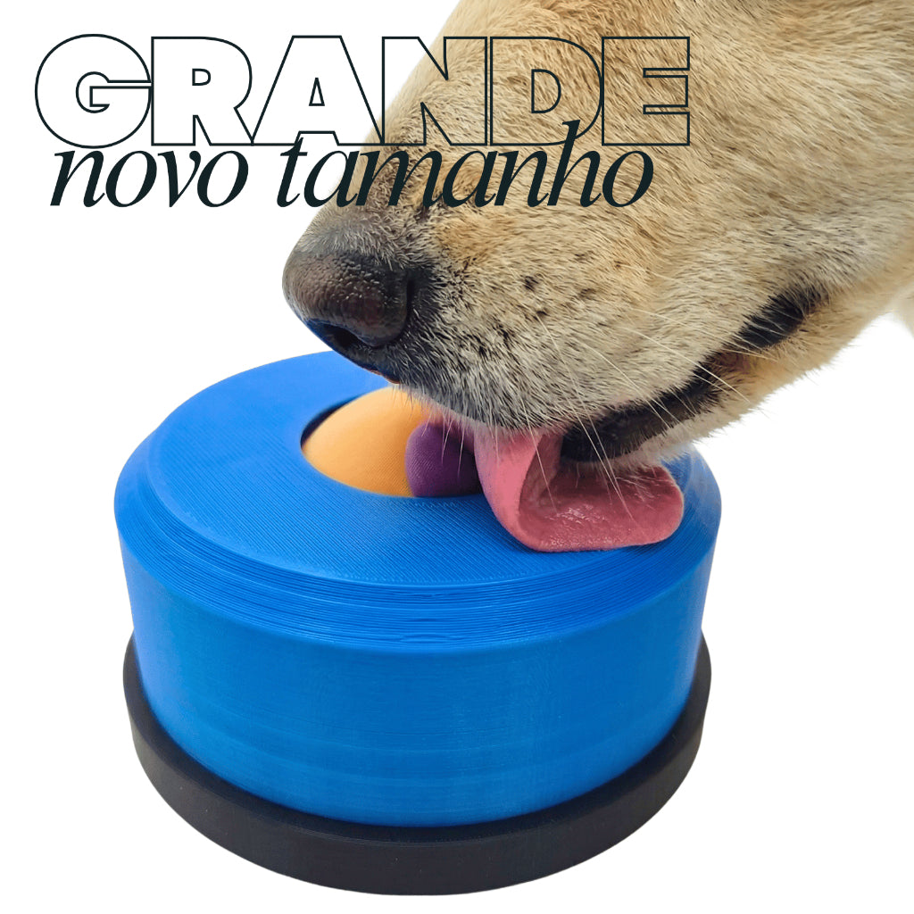 Comedouro de Lamber Interativo com Bolinha Giratória - FC©