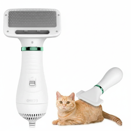 Escova Secadora Pet 2 em 1 Seca e Alisa - FC©