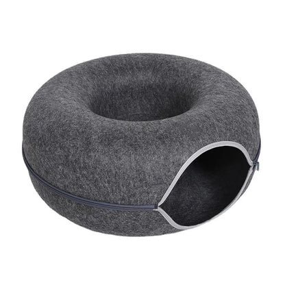 Cama Para Gatos Donut 2 em 1 Conforto e Diversão - FC©