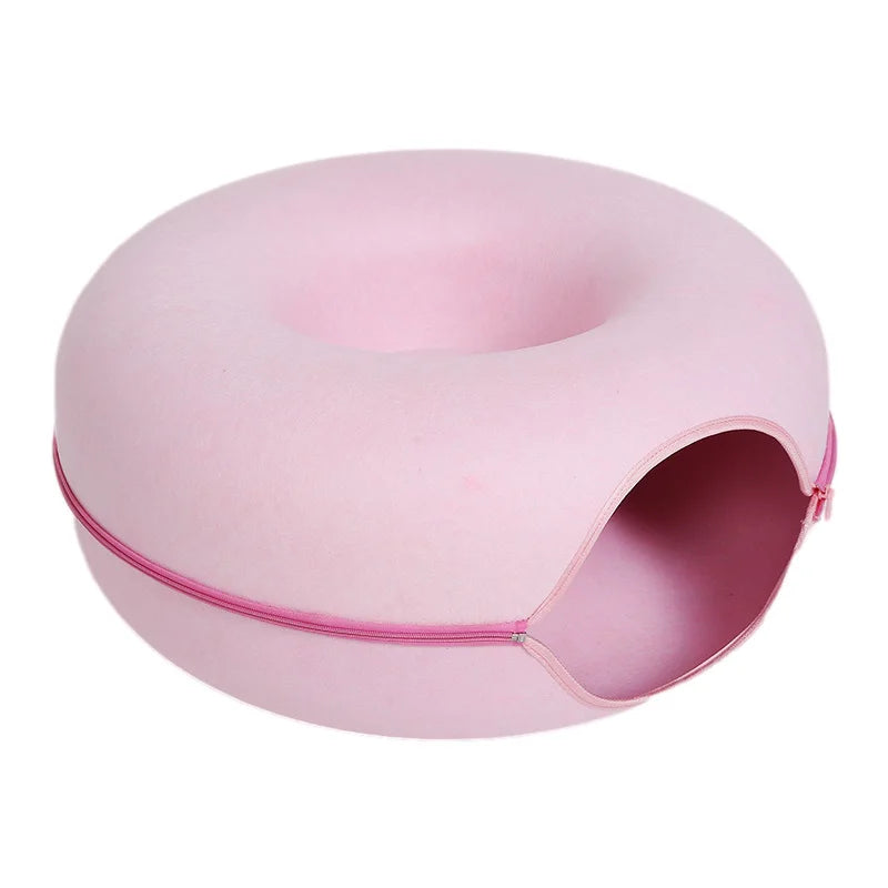 Cama Para Gatos Donut 2 em 1 Conforto e Diversão - FC©