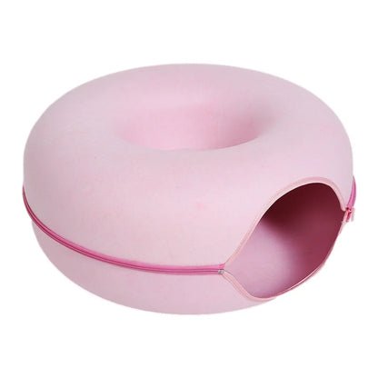 Cama Para Gatos Donut 2 em 1 Conforto e Diversão - FC©