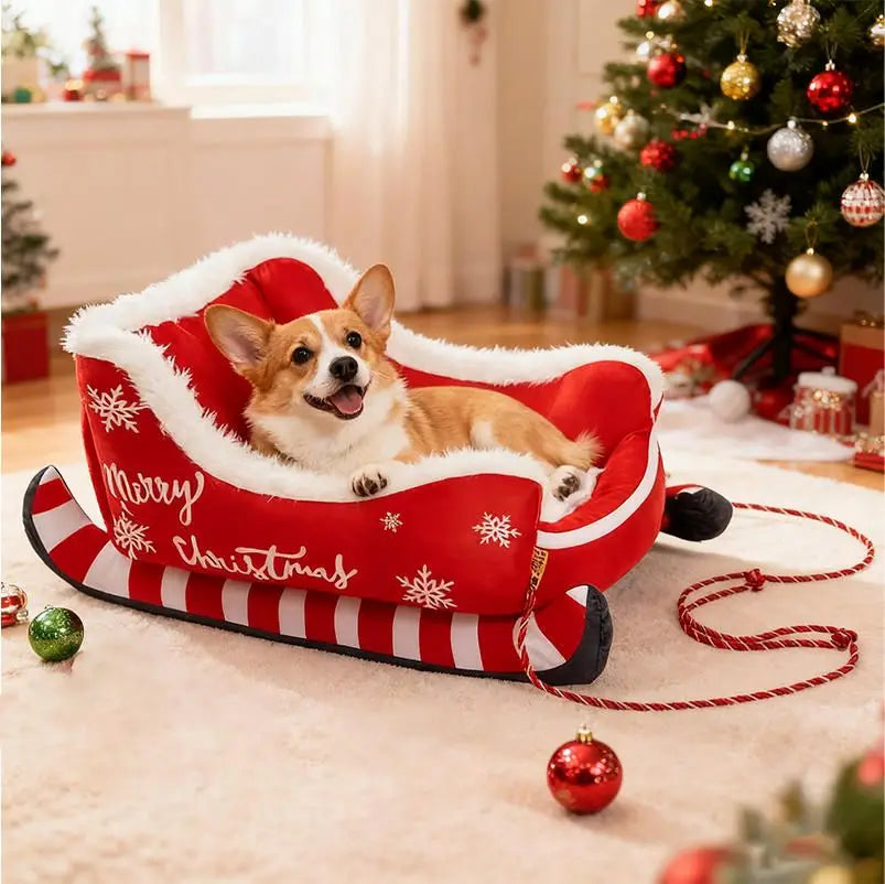 Cama Para Pet Trenó Mágico Confortável Lavável - FC©