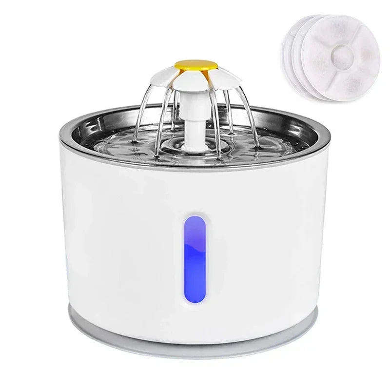 Bebedouro Automático Para Gatos Com Filtro De Carvão USB -  FC©
