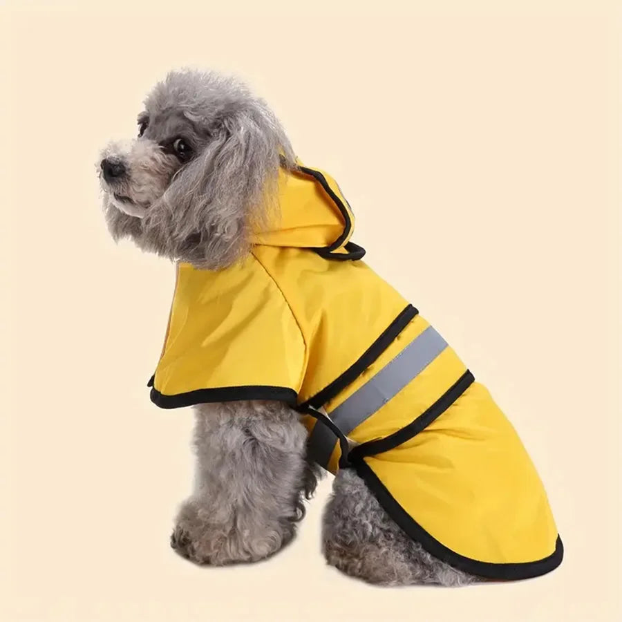 Capa De Chuva Para Cachorro À Prova De Água Ajustável - FC©