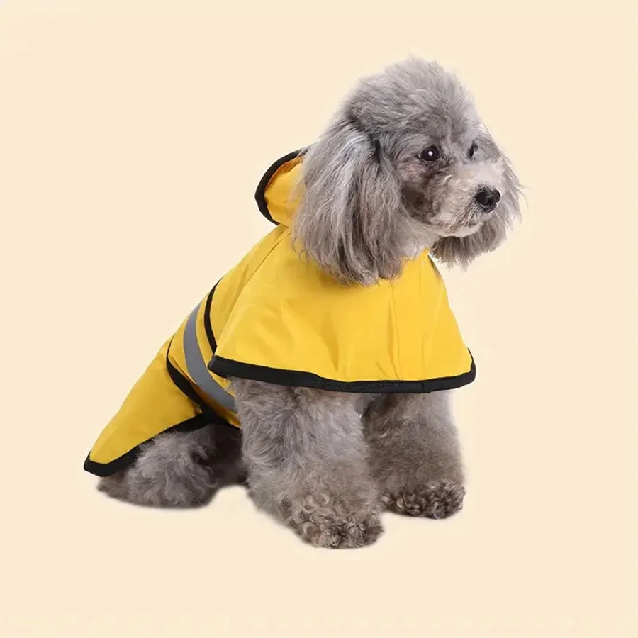 Capa De Chuva Para Cachorro À Prova De Água Ajustável - FC©