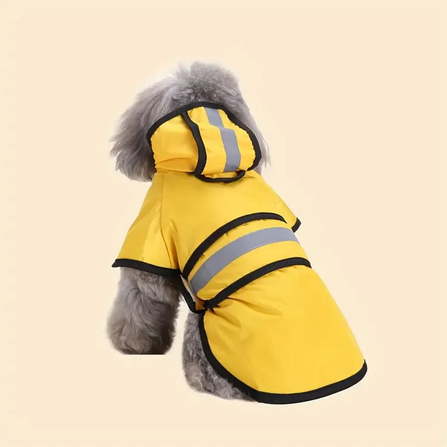 Capa De Chuva Para Cachorro À Prova De Água Ajustável - FC©