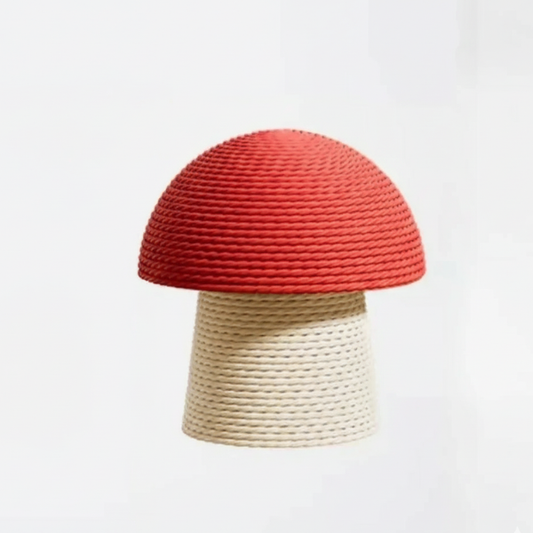 Arranhador De Gato -  Cogumelo Vermelho De Sisal - FC©