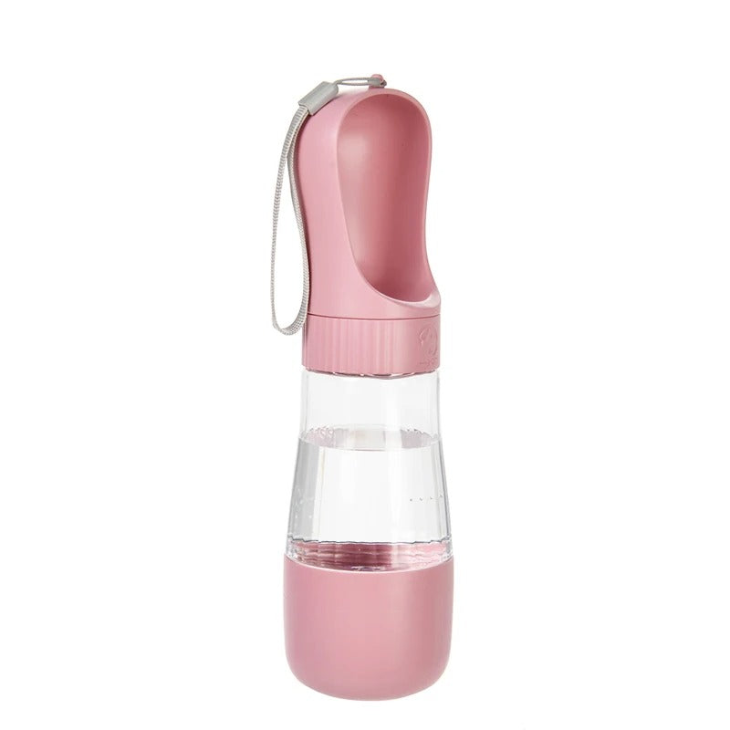 Garrafa De Agua Para Pets 2 Em 1 - Comedouro Portátil - FC©