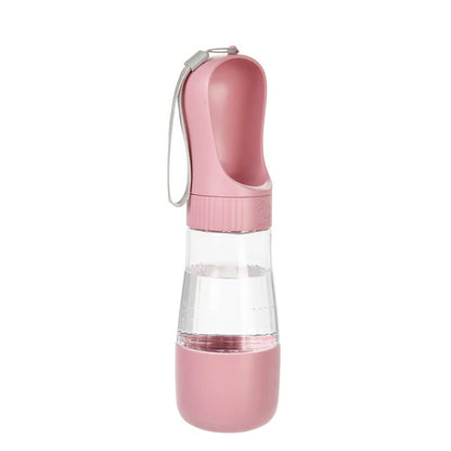 Garrafa De Agua Para Pets 2 Em 1 - Comedouro Portátil - FC©