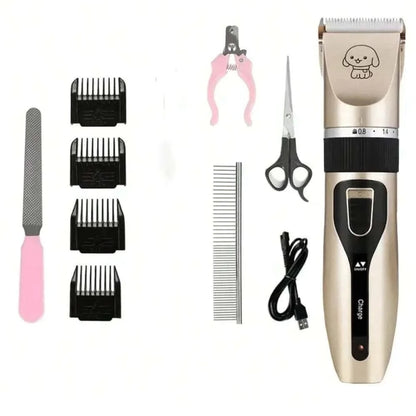 Kit Máquina Para Tosar Pets Sem Fio ProPet - FC©