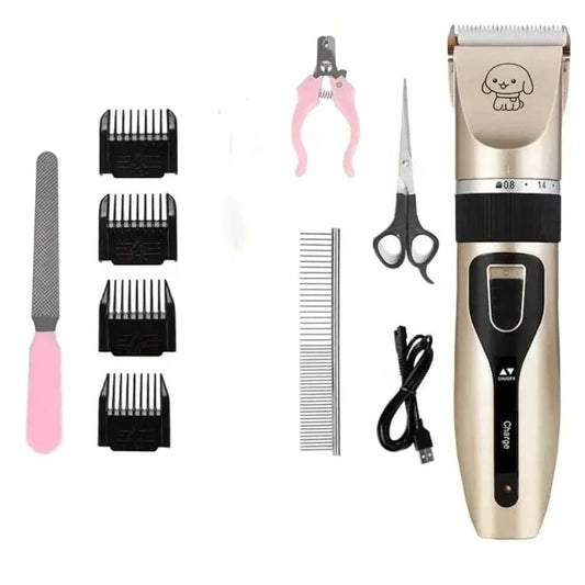 Kit Máquina Para Tosar Pets Sem Fio ProPet - FC©