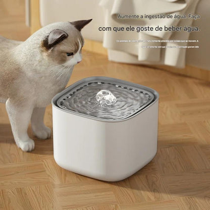 Bebedouro Automático Para Gatos 3L Silencioso Com Filtro USB -  FC©