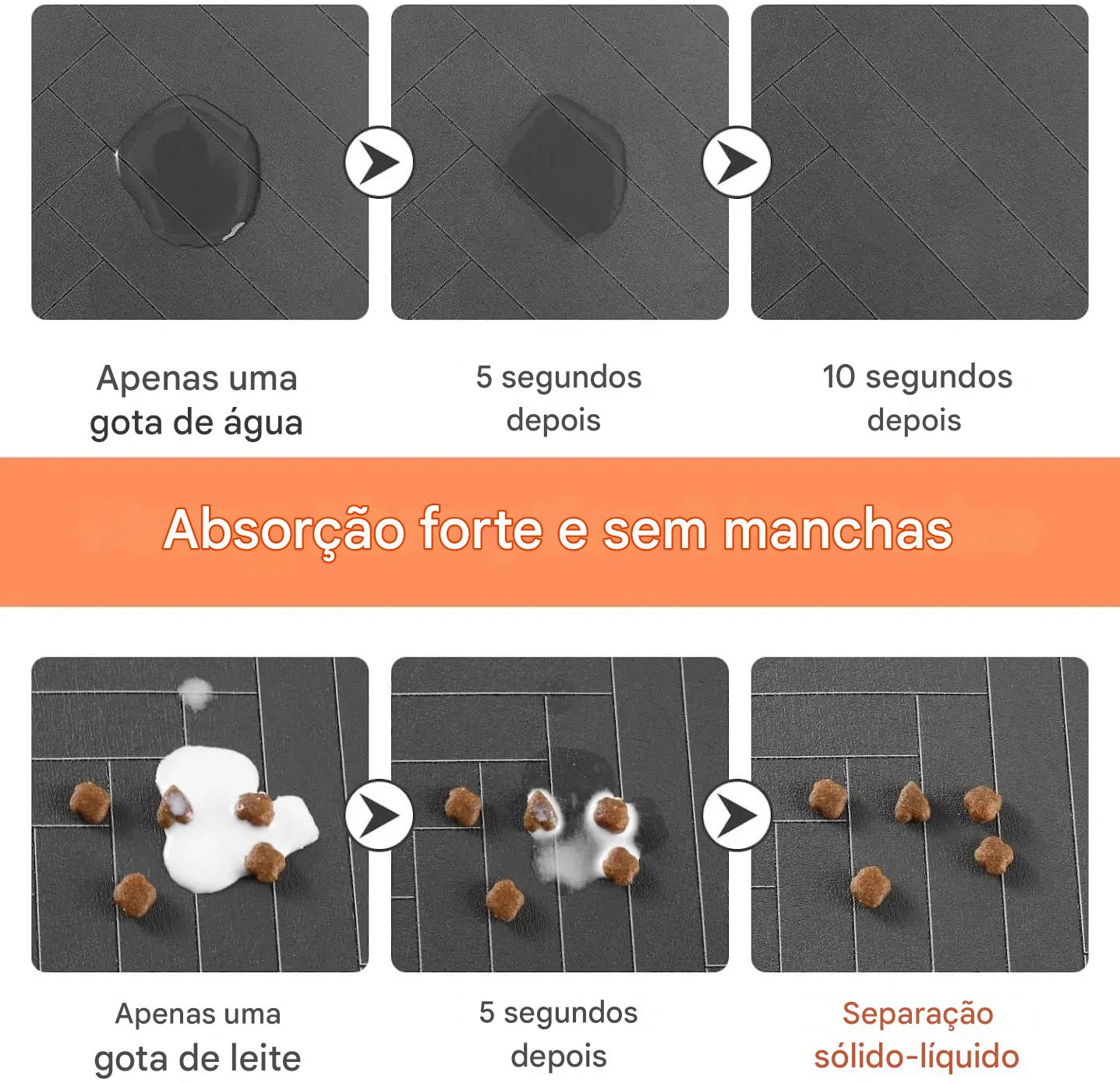 Tapete Para Pets Antiderrapante e Absorção De Água - FC©