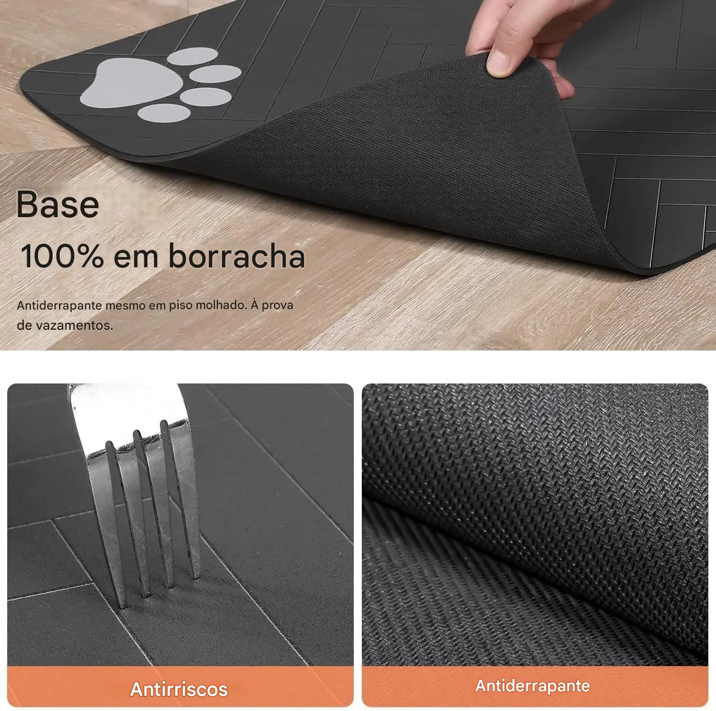 Tapete Para Pets Antiderrapante e Absorção De Água - FC©