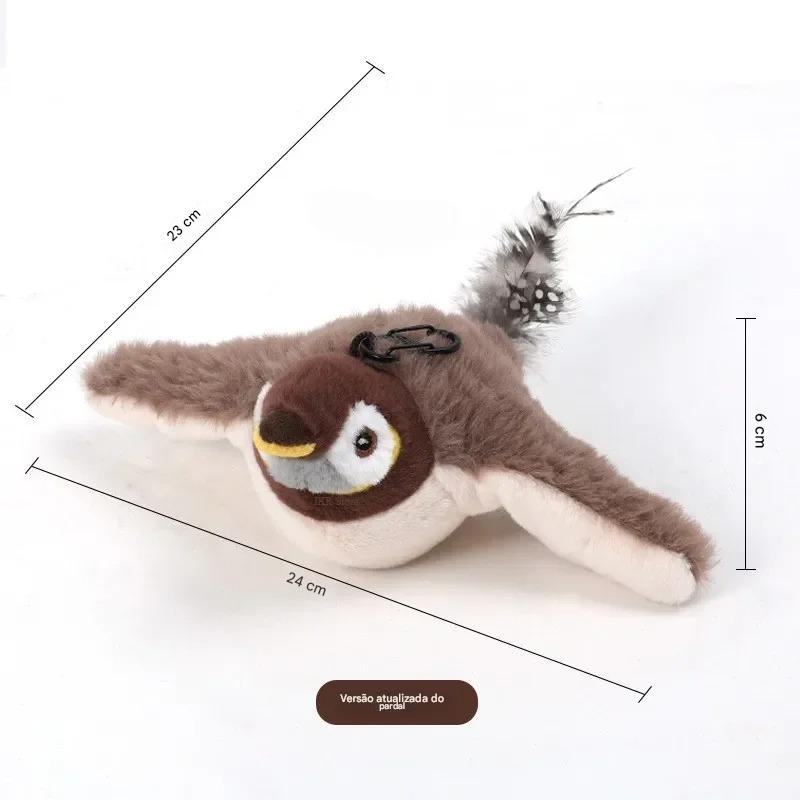 Pássaro Interativo Para Gatos USB Recarregável - FC©